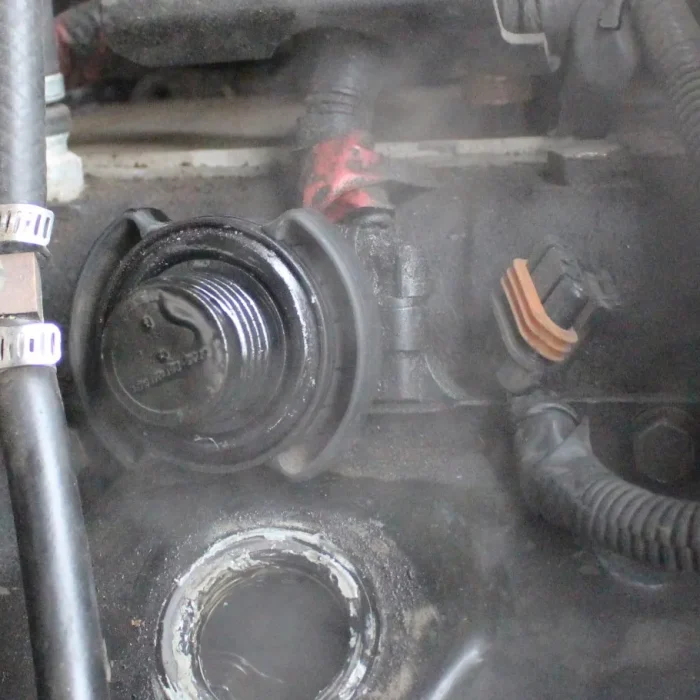 Severe Air Compressor Blow-by