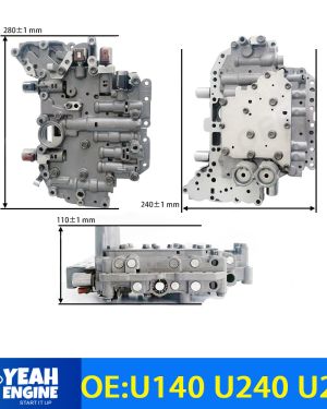 U140, U240, U241 (Small Valve) Automatic Transmission Valve Body with Solenoids for Toyota
